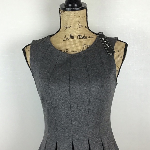 Monteau Fit & Flare Pleated Dress NWT - Picture 3 of 5